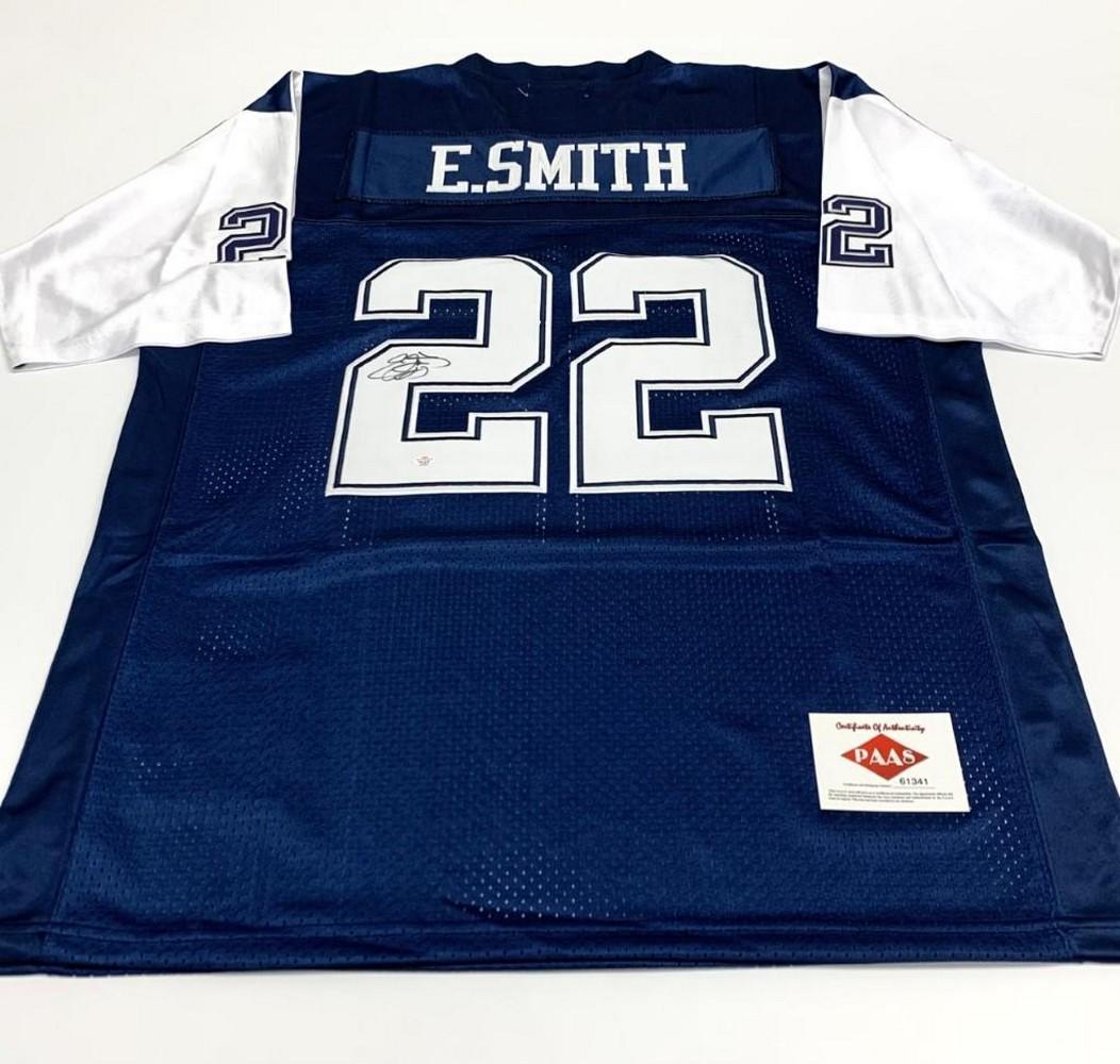 Authentic Autographed Emmitt Smith #22  Dallas Cowboys (1 of 5)