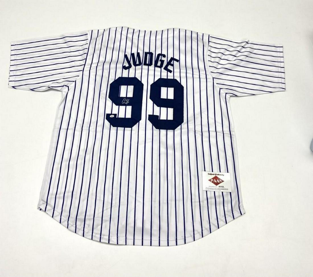 Authentic Autographed Aaron Judge #99 New York Yankees (1 of 3)