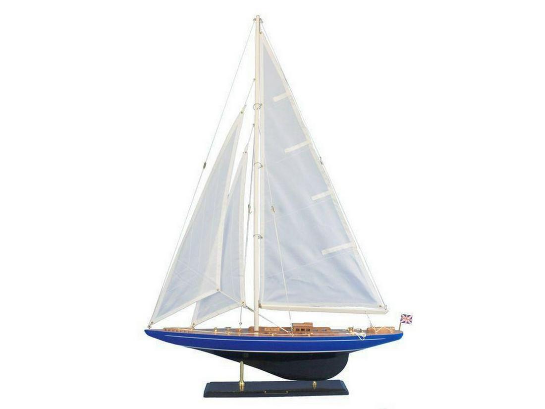 Wooden Velsheda Model Sailboat Decoration 35" (1 of 4)