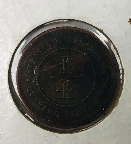 1916 Straits Settlements 1/4 Cent (1 of 3)