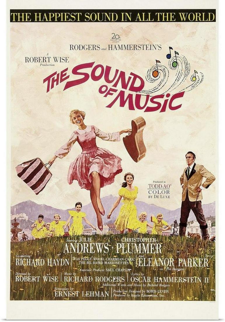 The Sound Of Music - Vintage Movie Poster Wall Art (1 of 1)