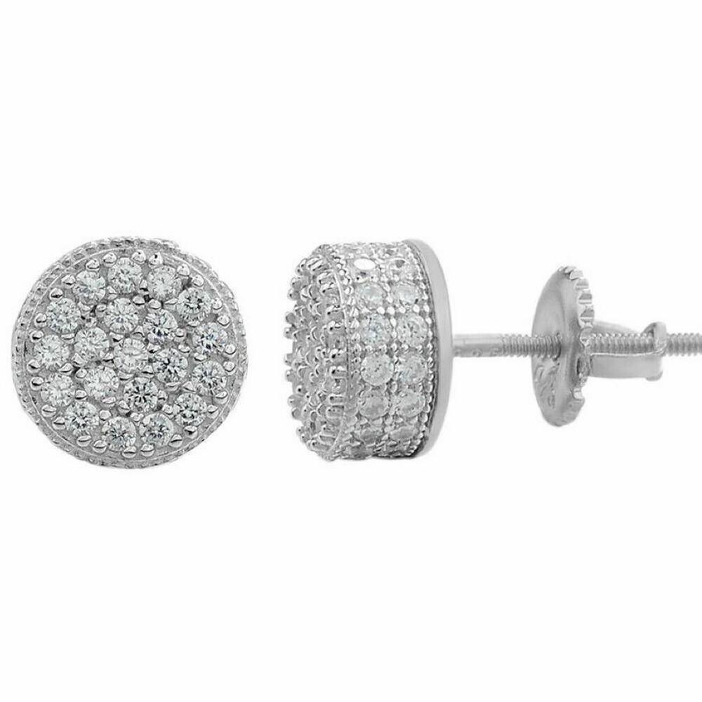 Authentic 925 Solid Sterling Silver 2.6ct Round Stud: Authentic 925 Solid Sterling Silver 2.6ct Round Stud Earrings 2.6ct VS G Colour Excellent Cut Moissanite Stones View Photos For Further Details.