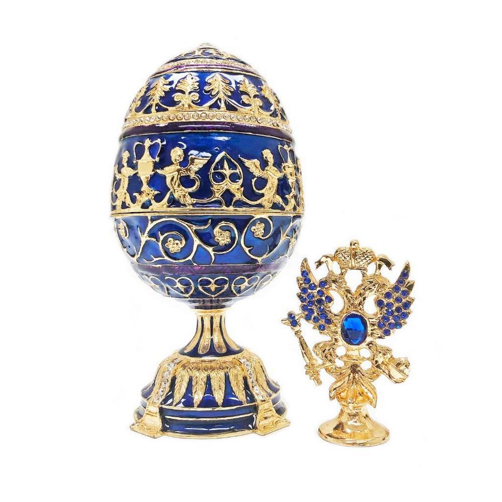 1912 Tsarevich Faberge Inspired Egg 5.5" (1 of 4)