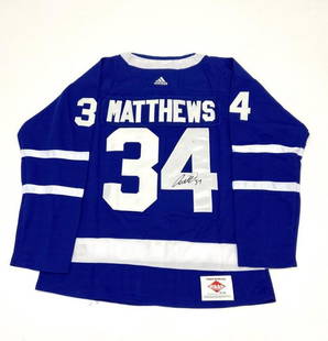 AUTO FANATICS AUTHENTIC AUSTON MATTHEWS TORONTO MAPLE LEAFS RETRO 8X10 PHOTO