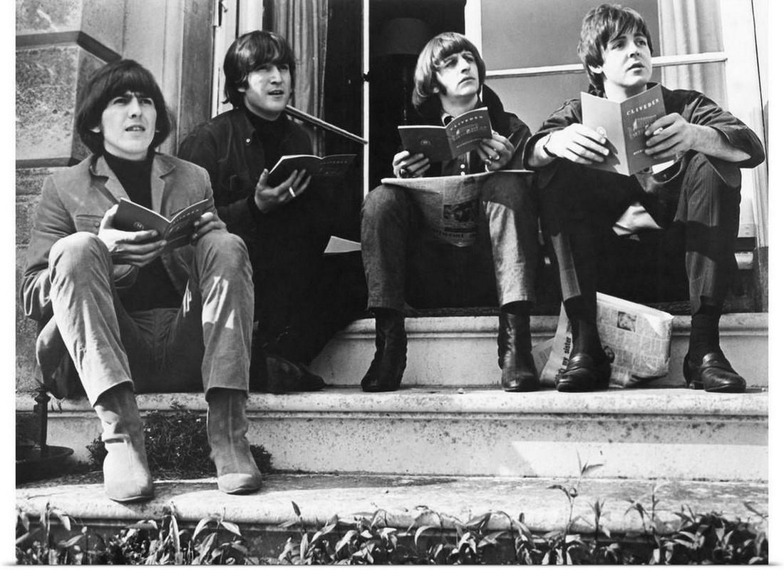 The Beatles, 1965 Wall Art Poster Print: The Beatles, 1965 Wall Art Print Left to right: George Harrison, John Lennon, Ringo Starr, and Paul McCartney. Photograph, 1965. Dimensions: 32 x 24 inches View photos for further details.