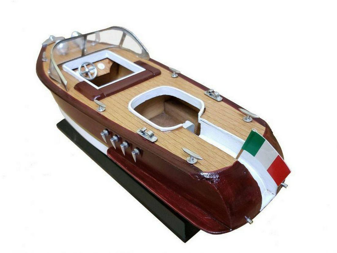 Wooden Riva Aquarama Model Speed Boat 14" (1 of 2)
