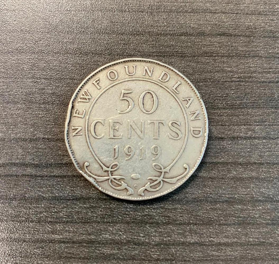 1919 Newfoundland 50 Cents - George V (1 of 2)