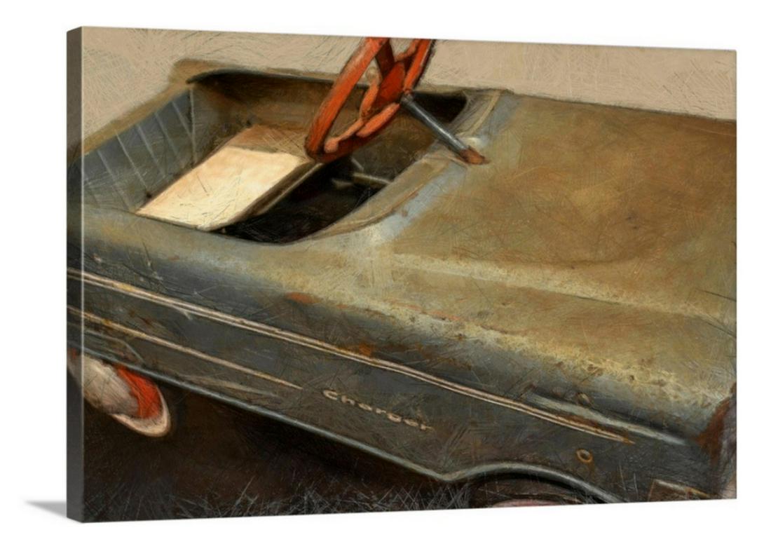 Charger Pedal Car Canvas Reproduction (1 of 1)