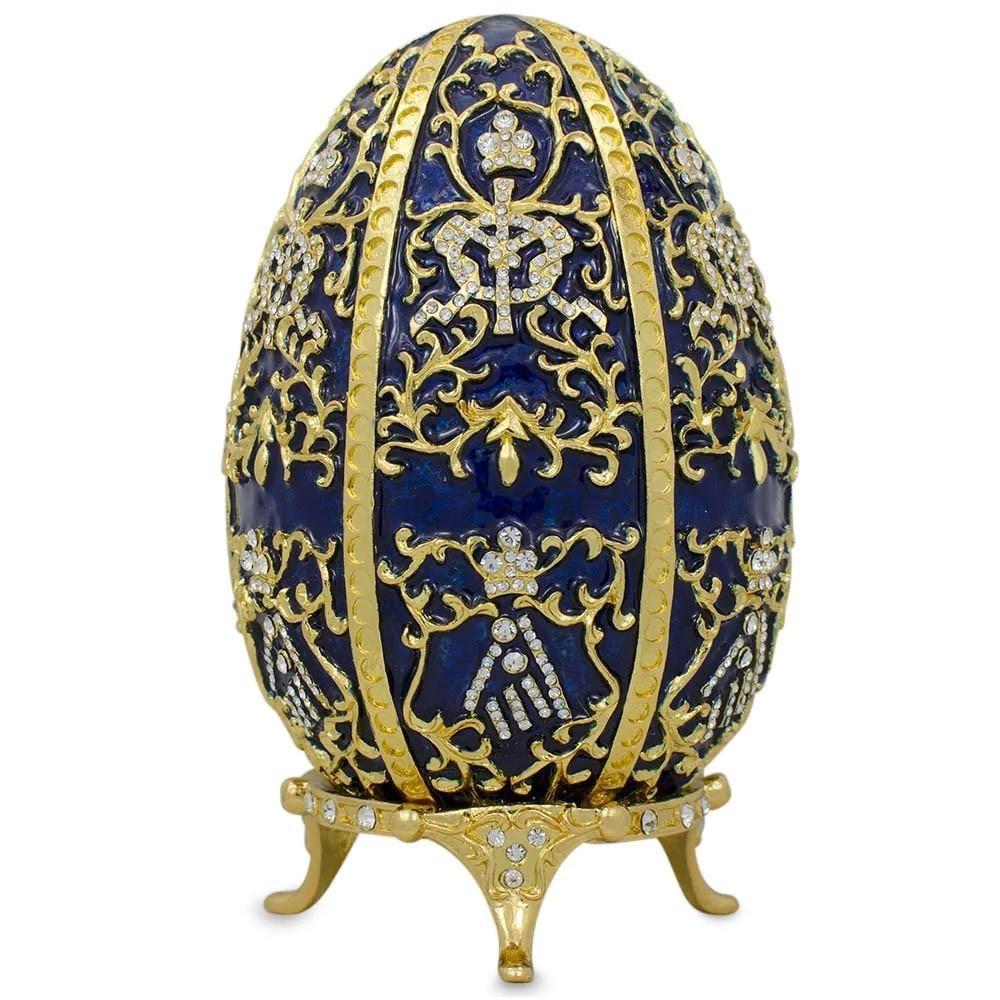 1895 Twelve Monograms Royal Imperial Faberge Inspired Egg (1 of 4)