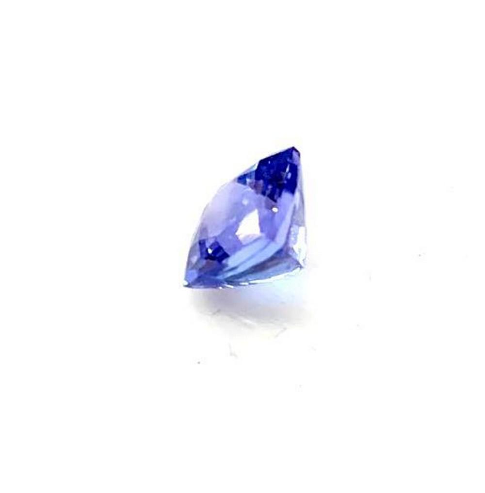 1.03ct Cushion Faceted Tanzanite Gemstone: Tanzanite is a rare and precious gemstone, which has been coined a 'geographical phenomenon' because of the unusual formation of the stone. The only known source this stone can be found in is 