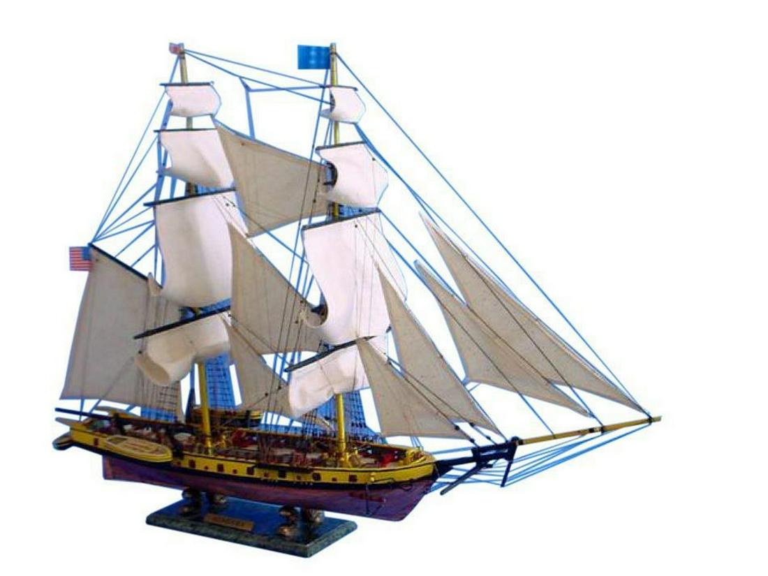 Wooden Brig Niagara Limited Tall Model Ship 36": Wooden Brig Niagara Limited Tall Model Ship 36" Finely-crafted details and museum-quality features define these Limited Edition scale replica tall ship models of the USSNiagara. Devoted attentio
