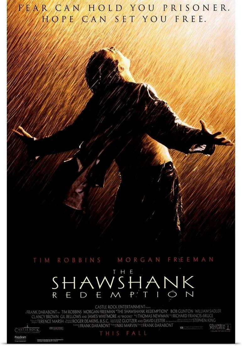 The Shawshank Redemption Movie Poster (1 of 1)