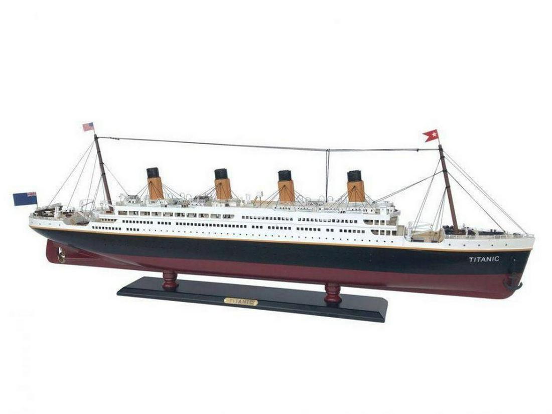RMS Titanic Model Cruise Ship 40": RMS Titanic Model Cruise Ship 40" Proud and majestic, these historically accurate scale cruise ship models are a marvelous tribute to the grandest cruise ship of her age and the most famous ocean