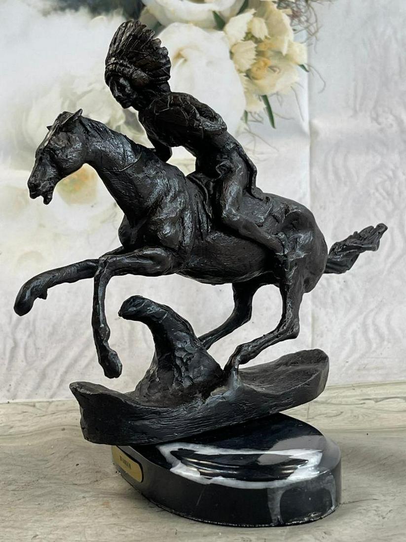 Warrior Frederic Remington Bronze Statue (1 of 6)