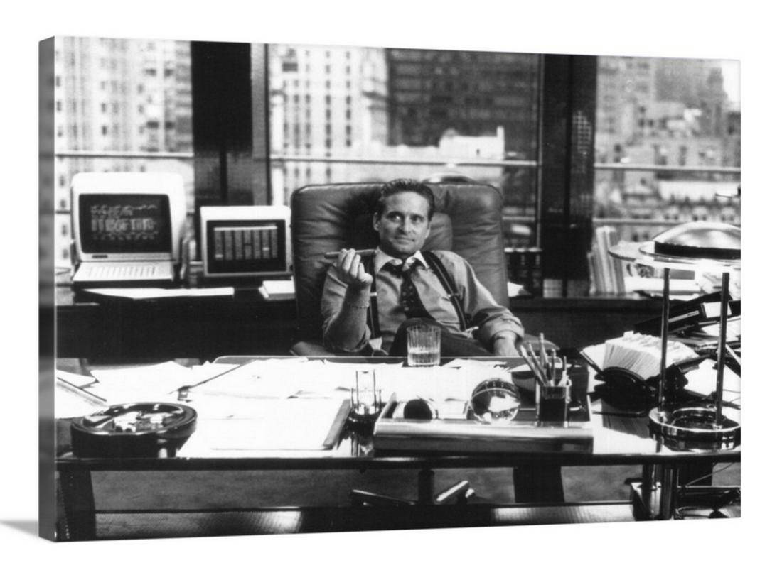 1987 Wall Street Canvas Reproduction Auction