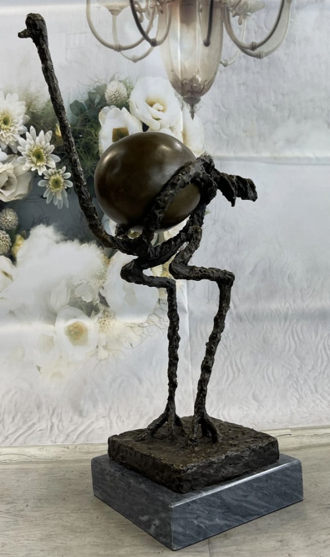Picasso Inspired Abstract Ostrich Bronze Sculpture (1 of 1)