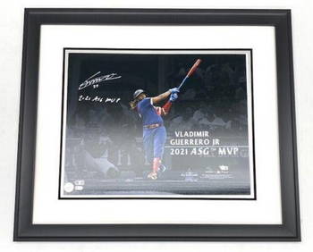 MLB Youth Foundation Golf Auction - Vladimir Guerrero Jr. Autographed Blue Jays Road Grey Jersey