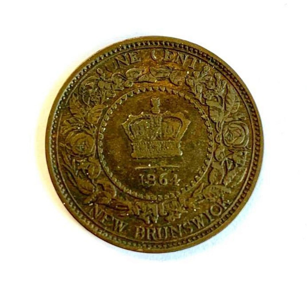 1864 Victoria New Brunswick Cent (1 of 2)