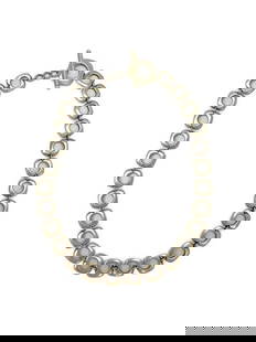 Elsa Peretti Tiffany & Co Vintage Square Cushion Sterling Silver Toggle Necklace: Elsa Peretti Tiffany & Co Vintage Square Cushion Sterling Silver Toggle Necklace