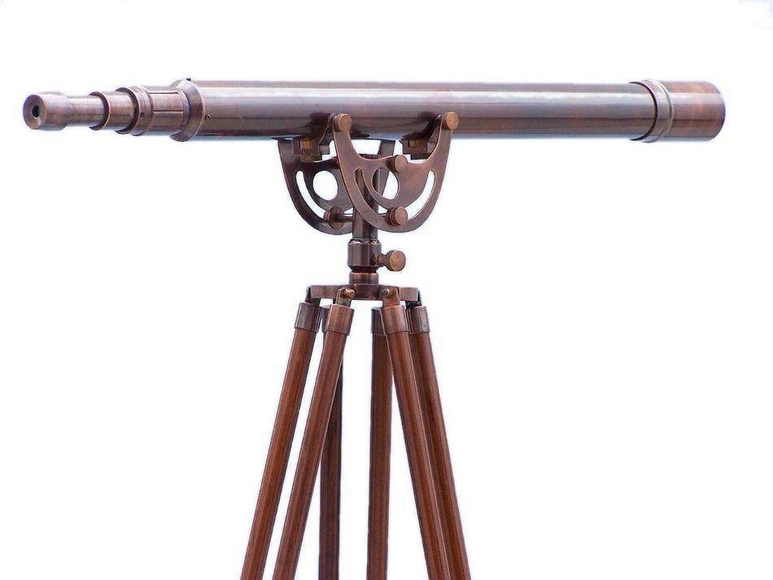 65" Floor Standing Antique Copper Anchormaster Telescope (1 of 7)
