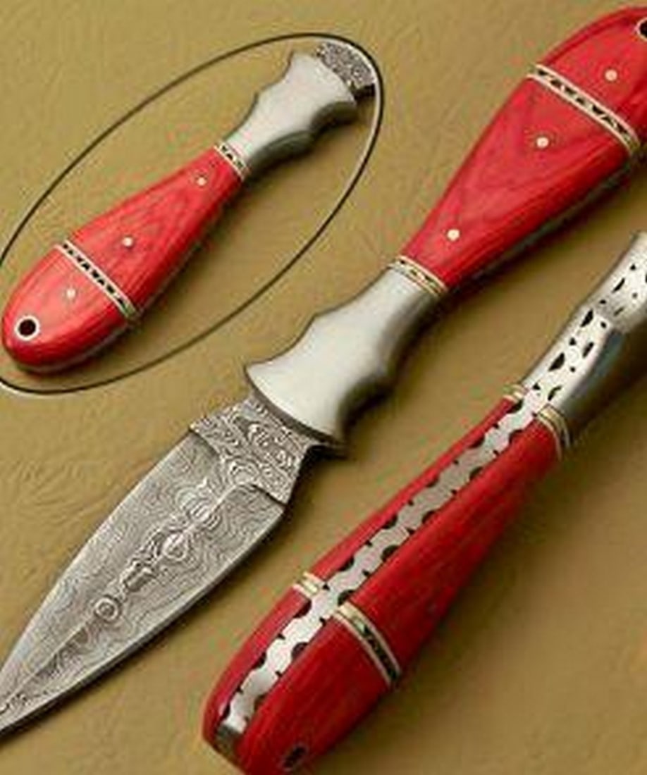 Hells Terrace Damascus Dagger (1 of 1)