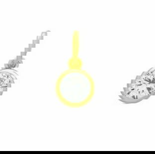 Dainty Gold Plated 925 Sterling Silver Austrian Crystal Pendant: Dainty Gold Plated 925 Sterling Silver Austrian Crystal Pendant. This pendant is apart of a matching set including a bracelet and a pair of earrings. It is the perfect addition to any "everyday lo