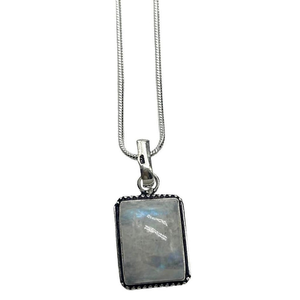 Rainbow Moonstone Necklace Pendant (1 of 4)