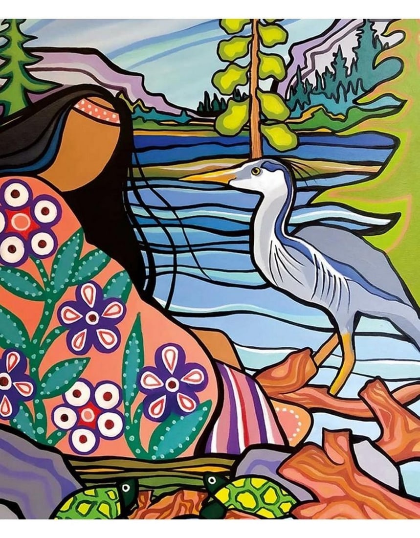 30" x 24.5" Limited Edition Appreciation For Our Waters by Pam Cailloux Framed Print (1 of 1)