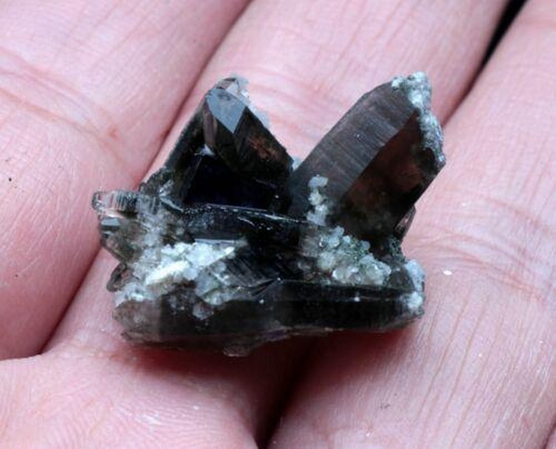 4g Natural Transparent Blue FLUORITE Crystal Mineral Specimen/Yaogangxian (1 of 4)