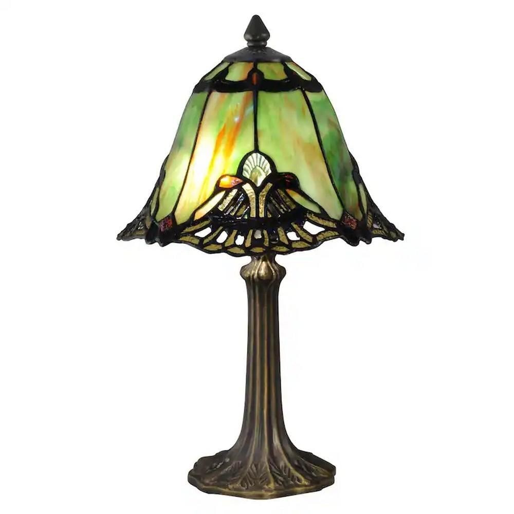 Green Haiawa Mini Tiffany Table Lamp (1 of 3)
