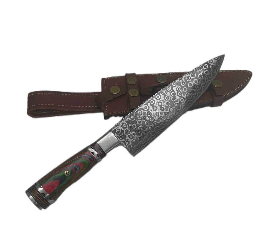 13" The Outback Damascus Chef's Knife (1 of 4)