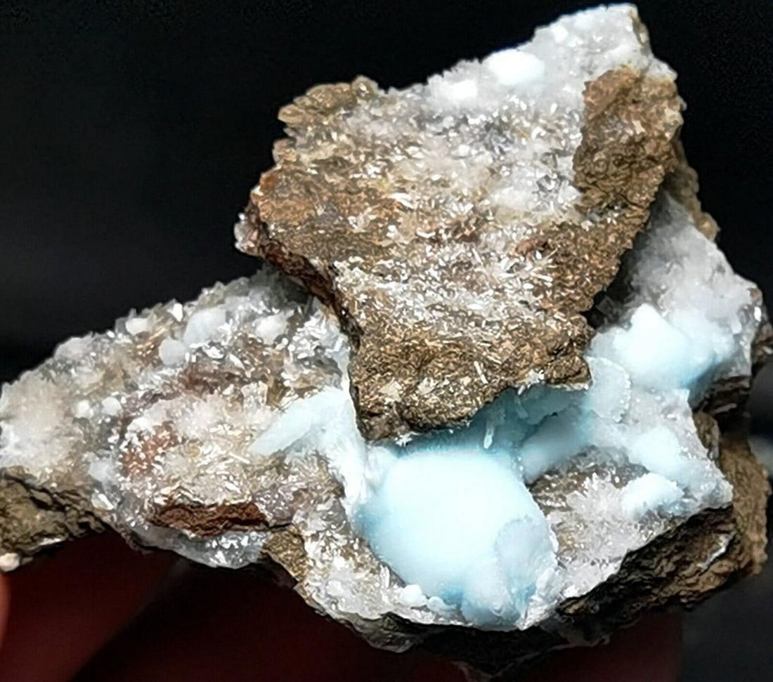 Natural Rare Blue Aragonite Mineral Specimen (1 of 5)