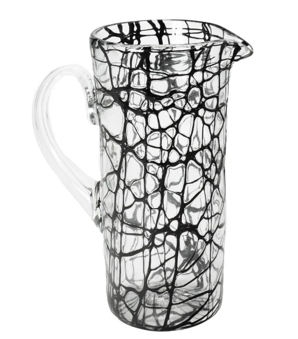 Murano Glass Veronese Black Vase (1 of 4)