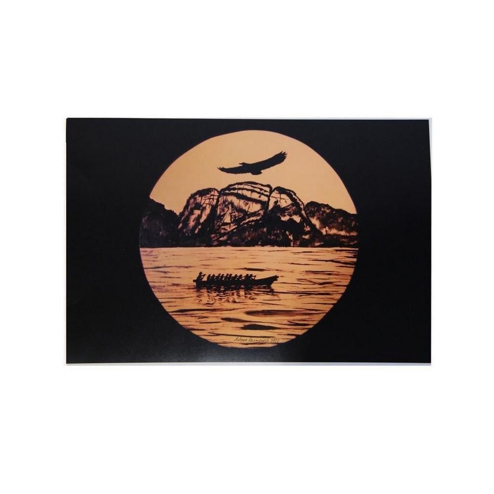 12" x 18" Canoe Framed Print (1 of 1)