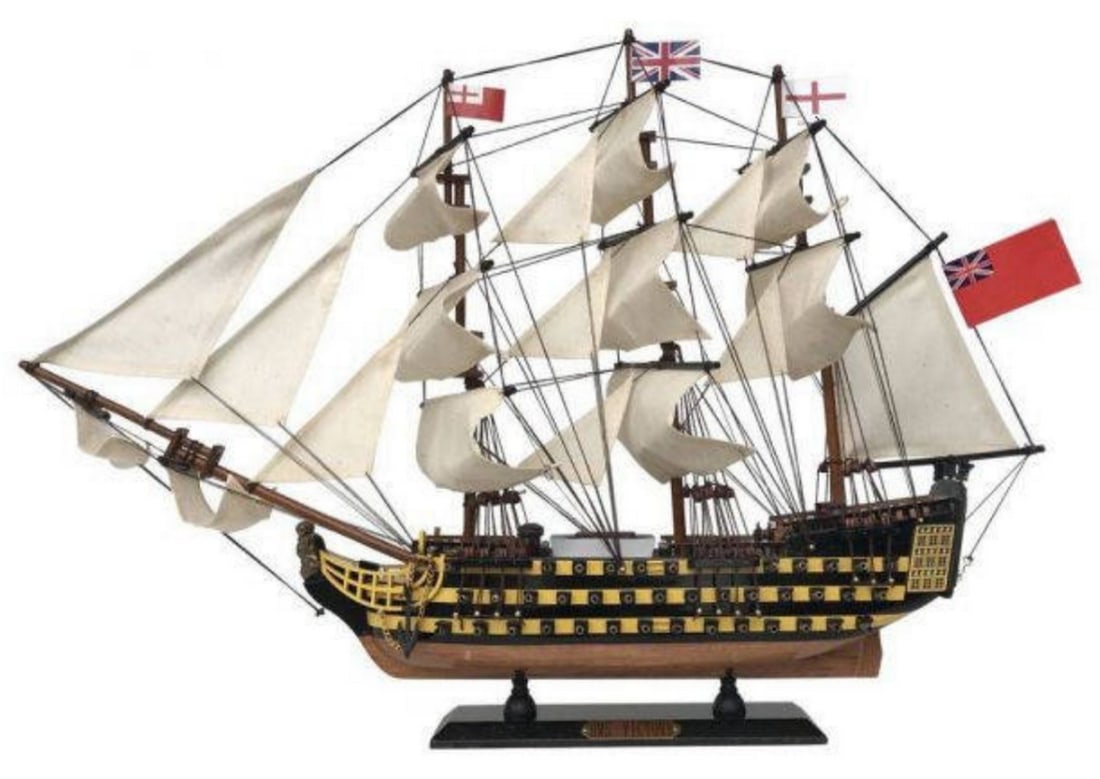 Wooden HMS Victory Limited Tall Model Ship 24" (1 of 1)