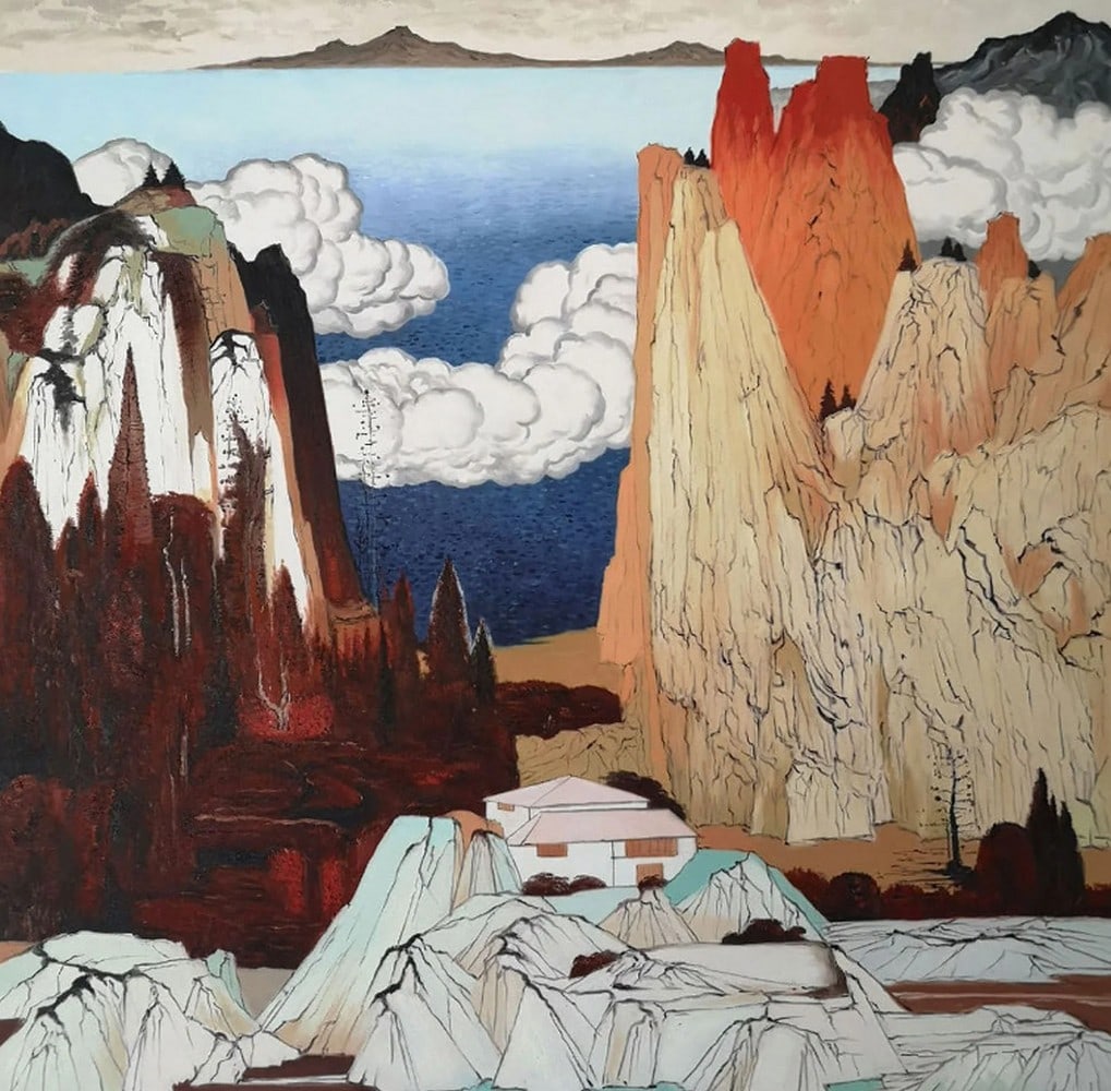 Echoes of the Valley Hyperrealism Canvas Art Painting (1 of 2)