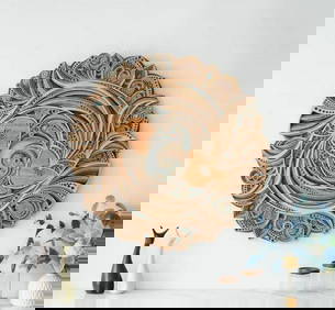 Koi & Lotus 3D Layered Wood Wall Art (1 of 6)