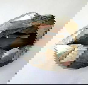 Metallic Lips Wall Sculpture – Abstract Minimalist Art (1 of 5)