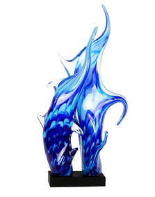 Waves and Wind Murano Glass Sculpture (1 of 5)