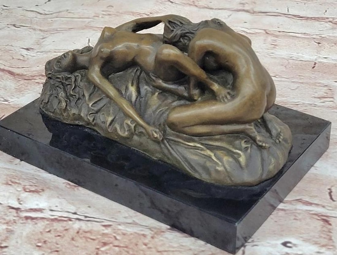 Female Embrace of Desire Bronze Sculpture Reproduction (1 of 6)