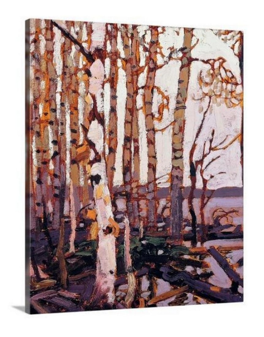24"x30" Algonquin Park By Tom Thomson Canvas Production: 24"x30" Algonquin Park By Tom Thomson Canvas Production Tom Thomson was a celebrated Canadian artist known for his iconic landscape paintings, particularly those depicting the rugged beauty o