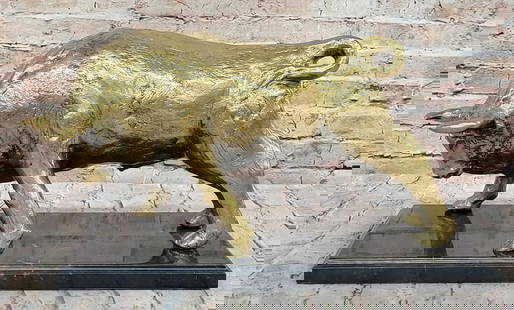 Gold Limited Edition Stock Market Bull Bronze Sculpture by Marius - 12" x 16": Gold Limited Edition Stock Market Bull Bronze Sculpture by Marius - 12&#34; x 16&#34; Introducing the Gold Limited Edition Stock Market Bull Bronze Sculpture by renowned artist Marius. This powerful p