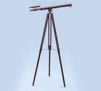 64" Floor Standing Antique Copper Griffith Astro Telescope: 64&#34; Floor Standing Antique Copper Griffith Astro Telescope The 64&#34; Floor Standing Antique Copper Griffith Astro Telescope with view finder is the pinnacle of our wide telescope selection. This