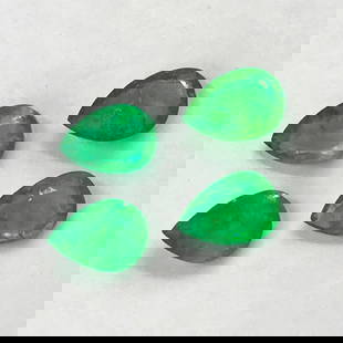 2.49ct Four Faceted Emerald Pear Gemstone: Four Faceted Emerald Pears For many, emerald is considered to be the symbol of rebirth. It is also believed to represent good fortune, youth, balance, growth, peace, and foresight Size- 7x5 mm, Pieces