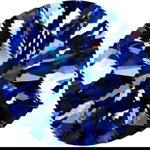 Extra Fine Grade Natural African Royal Blue VVS2-VS1: Extra Fine Grade Natural African Royal Blue VVS2-VS1 *ROUND* Cut Diamond Natural Diamonds Only: 100% Earth Mined No Synthetics, No Simulants No Laser Drilling, No Fracture Filling All