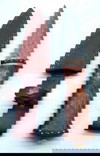 Spear Tip Damascus Steel Needle Point Shive: Spear Tip Damascus Steel Needle Point Shive.  Damascus Steel Blade with 256 Layers on it. HARDNESS 56-60 H R C VERY HIGH QUALITY GENUINE LEATHER SHEATH  View Photos for Further Details.