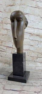Amedeo Modigliani (1884-1920) Bronze Master of Modern Art - 14" x 4": Amedeo Modigliani (1884-1920) Bronze Master of Modern Art - 14&#34; x 4&#34;  Amedeo Modigliani, the Italian painter and sculptor renowned for his distinctive style, made a lasting impact on the art w