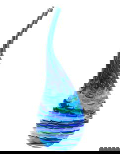 Missoni Drop Vase – Blue with Multicolor Effect: Missoni Drop Vase – Blue with Multicolor Effect This vase is part of our exclusive Missoni collection—a striking Venetian piece with a drop-shaped form, ideal for modern and stylish interiors. Its
