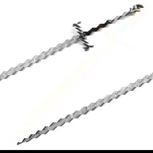 30" Damascus Templar Knight's Crusader Sword: 30&#34; Damascus Templar Knight&#39;s Crusader Sword  Each blade is created Using 256 Layers Of 1095 and 15N20 High Carbon Steels?????? To Produce A Superior Edge And Maintain A High Tensile Strength
