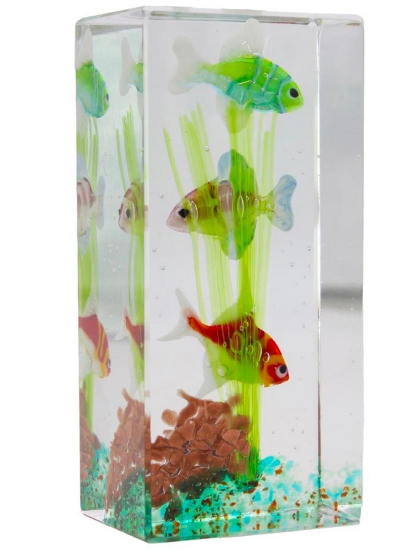 Tropical Fish Aquarium Murano Glass Sculpture (1 of 4)